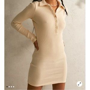 Mini collared dress